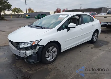 2014 Honda Civic Lx из США, поврежденный, VIN 2HGFB2F5XEH516518
